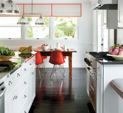 Kitchen Chairs in Red