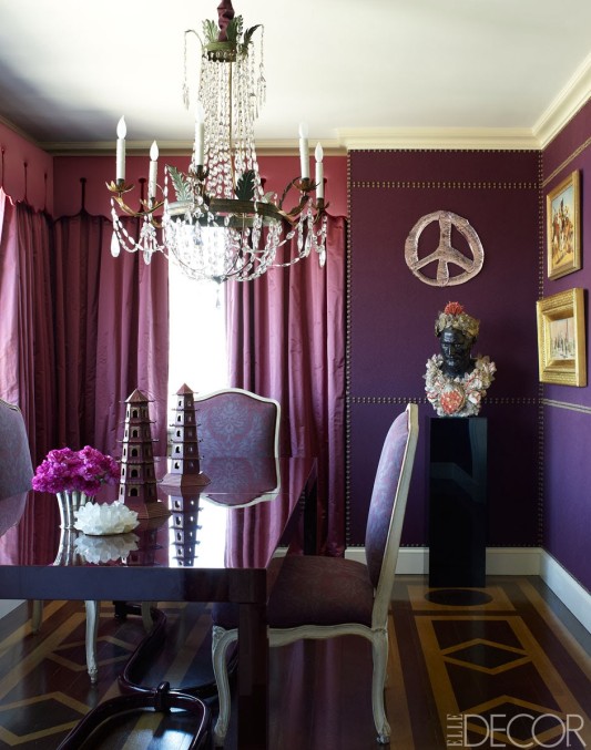 Radiant Orchid - Dining Room - Blog by Interior Walls Designs