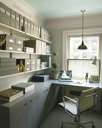 Organized Home Office Space
