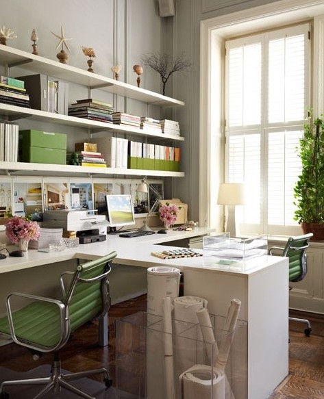 Home Office with Style - Interior Walls Designs in Atlanta